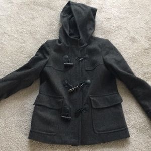 Gray J. Crew car coat